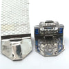 Vintage Diamond, Sapphire, Rock Crystal 14/18Kt White Gold Adjustable Bracelet/Pendant