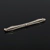 Art Deco Filigree Diamond 14K White & Yellow Gold Brooch