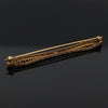 Art Deco Filigree Diamond 14K White & Yellow Gold Brooch