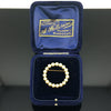 Contemporary Cultured Pearl & 14K Yellow Gold Circle Brooch