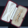 Contemporary Diamond & 14K Yellow Gold Brooch