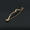 Contemporary 14K Yellow Gold Brooch