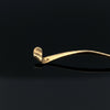 Contemporary 14K Yellow Gold Brooch
