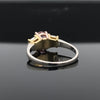 Estate Natural Fancy Purple Pink (GIA) Diamond & Fancy Yellow Diamond Platinum/18K Yellow Gold Ring