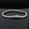 Contemporary 15.22cttw Diamond (37 IGI Reports) 14Kt White Gold Bracelet