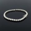 Contemporary 15.22cttw Diamond (37 IGI Reports) 14Kt White Gold Bracelet