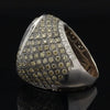 Gentleman Estate Diamond & Amethyst 18K White Gold Ring