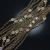 Personal Estate of Sultan of Brunei - Hassanal Bolkiah -Fancy Vivid Pink & Yellow Diamond (GIA) 18K Yellow/Rose Gold Necklace