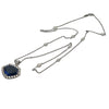 Estate Madagascar 5.49ct Sapphire and Diamond Necklace (GIA Report)