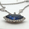Estate Madagascar 5.49ct Sapphire and Diamond Necklace (GIA Report)