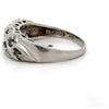 Estate Color Change Alexandrite and Diamond Platinum Ring