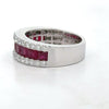 Estate Fine 2.33cttw. Ruby & Diamond 14KT White Gold Ring