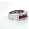 Estate Fine 2.33cttw. Ruby & Diamond 14KT White Gold Ring