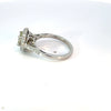 Estate 1.31 ct Natural Fancy Brownish Greenish Yellow (GIA) Diamond 14K White Gold Ring 14740