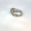 Estate Designer Verragio 1.21 ct Natural Fancy Yellow (GIA) Diamond 18K White Gold Ring 14738