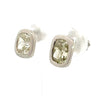 Designer Maya Lianna 2.12 cttw Natural Fancy Gray Greenish Yellow (GIA) Earrings 14748