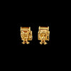 Estate Italian Designer Casa Damiani 13.86 cttw Citrine 18K Yellow Gold Earrings 14784