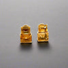 Estate Italian Designer Casa Damiani 13.86 cttw Citrine 18K Yellow Gold Earrings 14784