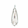 Estate Designer LM Diamond, Tanzanite, Quartz 18Kt White Gold Pendant