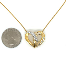  Estate .24 cttw Two Tone Diamond Necklace 13743