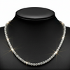 Designer ECH Contemporary 12.33 cttw Diamond 14K White Gold Necklace