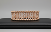 Diamond and 18K Rose Gold Stretch Bracelet