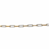 Pave Diamond Link-Paper Clip Bracelet