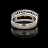 Estate 3.97cttw. Cat's Eye Chrysoberyl & Diamond Platinum Ring