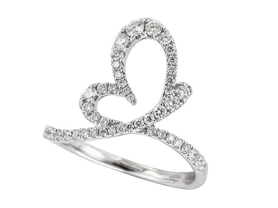 Effy Diamond and 14K White Gold Butterfly Ring