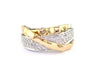 Effy Diamond and 14K White and Yellow Gold Ring