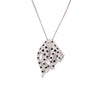 2.01 ctw Diamond and 18K White Gold Panther Necklace