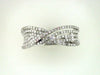Effy Diamond and 14K White Gold Interlock Ring