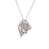 Contempary 2.01 ctw Diamond and 18K White Gold Panther Necklace