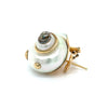 Mazza Mother of Pearl and 14K Yellow Gold Shell Earrings