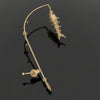 THe Wicked Tuna Fisherman Captain 14k Yellow Gold Articulating Fishing Pole and Reel Brooch