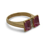 Pink Sapphire, Diamond and 18K Yellow Gold Statement Ring