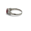Fine Ruby and Diamond Platinum Ring