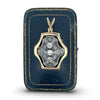 Diamond Filigree Platinum and 14K Yellow Gold Pendant/Brooch