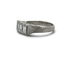 4 Stone Diamond Platinum Ring