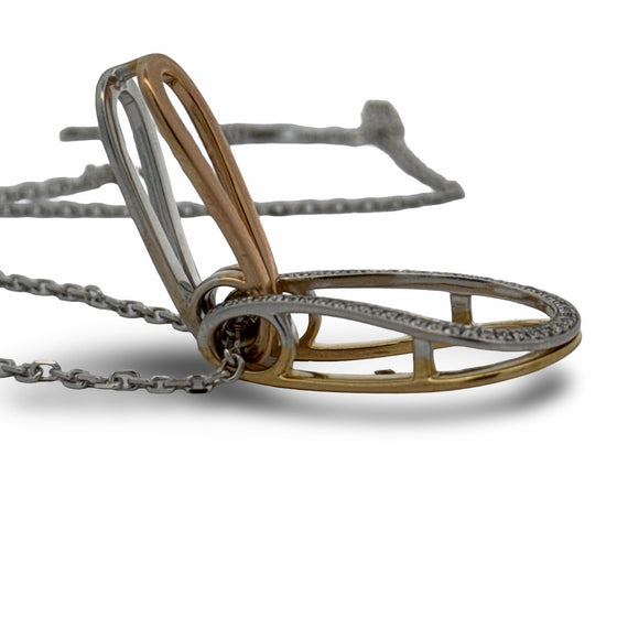 Designer Di Modolo Diamond (2 Piece) 18k White Gold Necklace