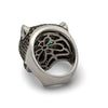 Effy Diamond, Emerald and 14K White Gold Ring