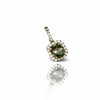 Natural Alexandrite (Color Change Bluish Green to Purple) GIA and Diamond Pendant