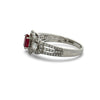 Effy Ruby, Diamond and 18K White Gold Ring