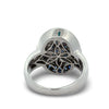 Sapphire and Diamond Platinum Ring