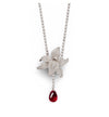 Cartier Caresse De Orchide Diamond and Rubellite Adjustable Platinum Necklace