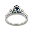Effy Sapphire, Diamond and 14K White Gold 3-Stone Ring