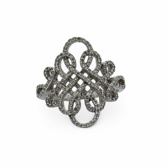 Effy Diamond and 14K White Gold Ring