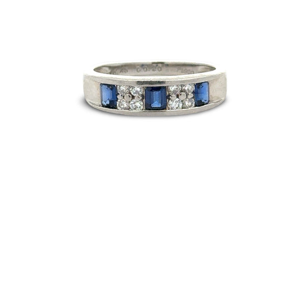 Fine Sapphire and Diamond Ring