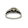 Art Deco 1920's Diamond 18K White Gold Ring