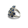 Effy Sapphire, Diamond and 14K White Gold Ring